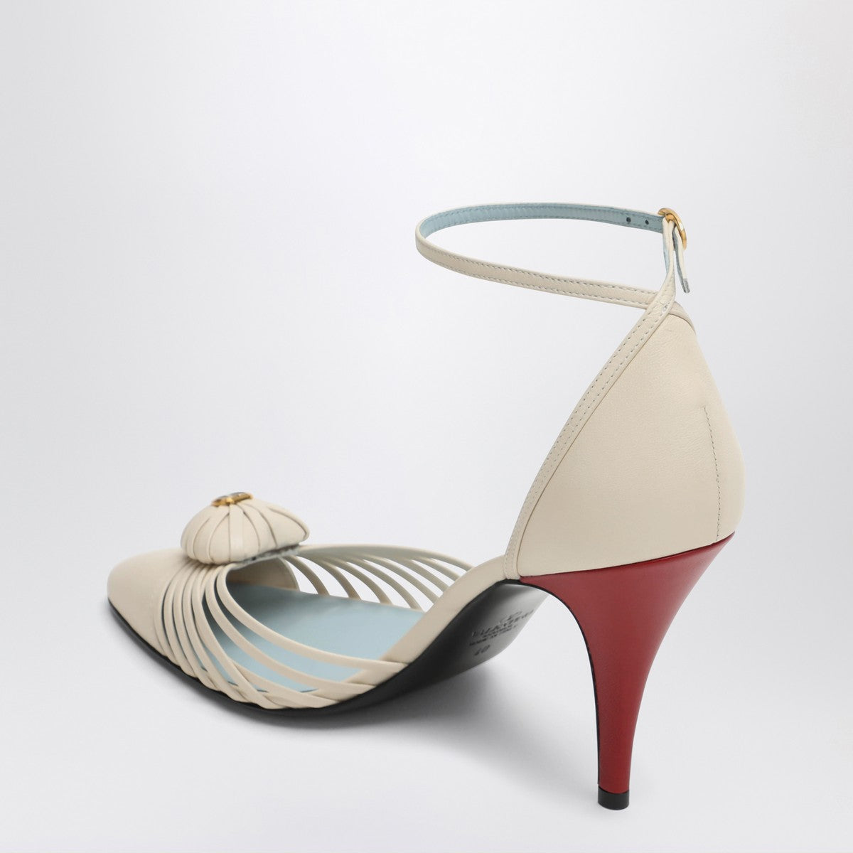 Valentino Garavani Décolleté VG Sandal Royal ivory Valentino Garavani