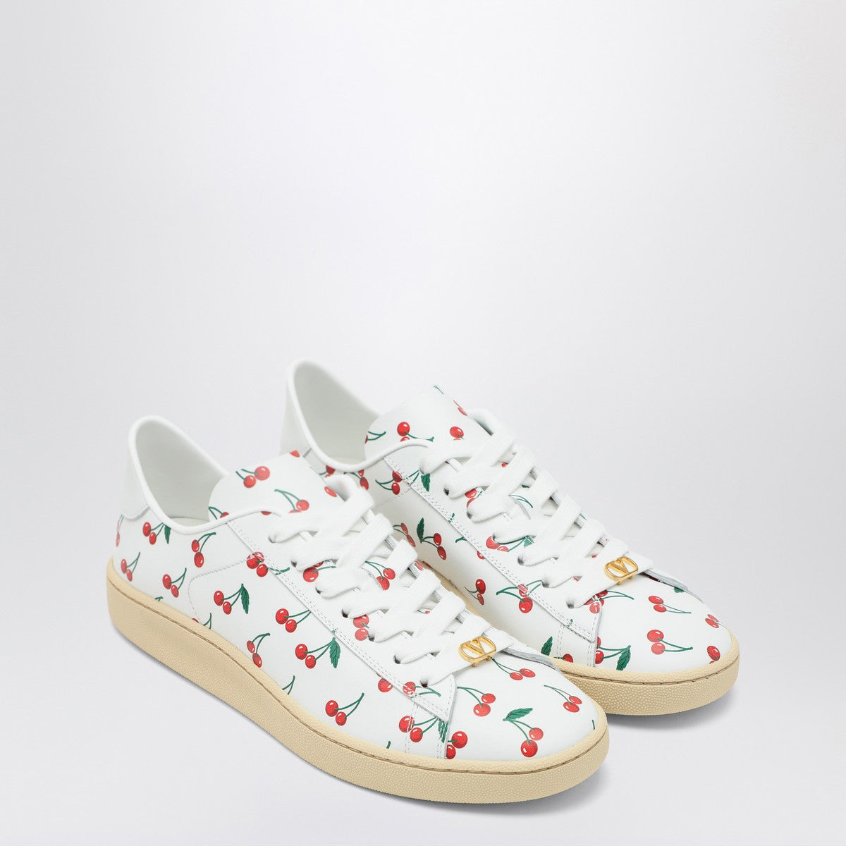 Valentino Garavani Royco sneaker white with Cherryfic pattern Valentino Garavani