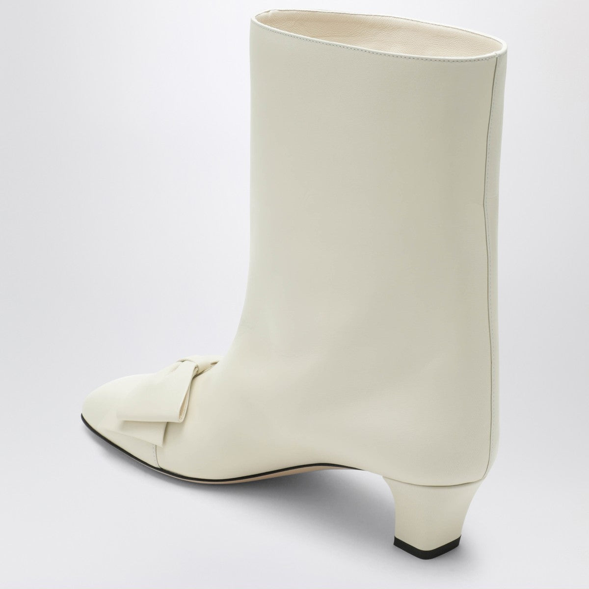 Valentino Garavani Ivory Bowow ankle boots Valentino Garavani