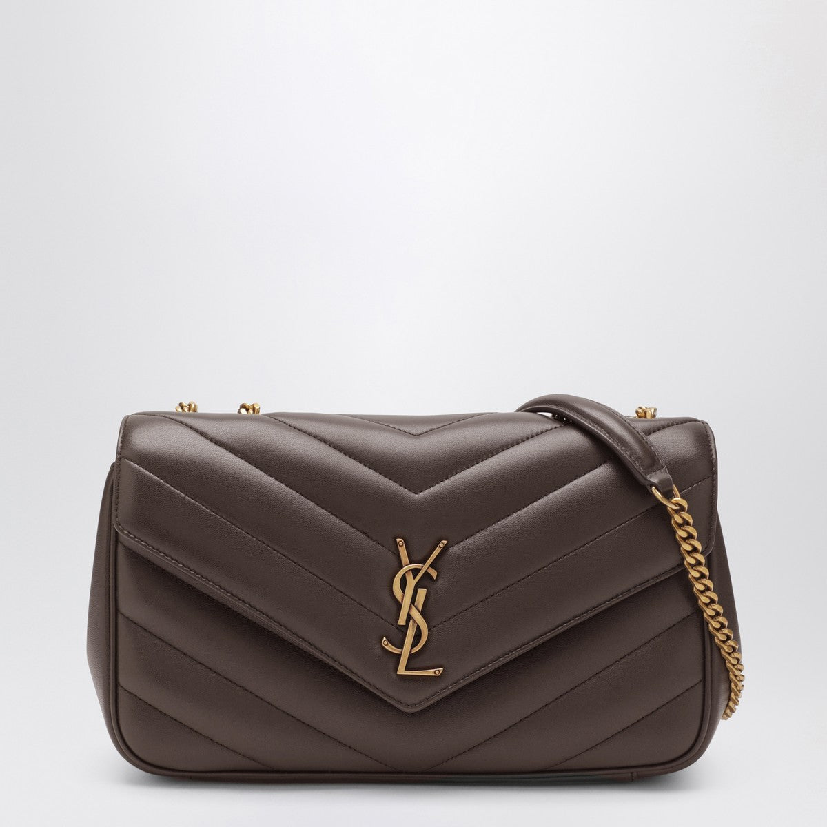 Saint Laurent Medium LouLou grey leather bag Saint Laurent