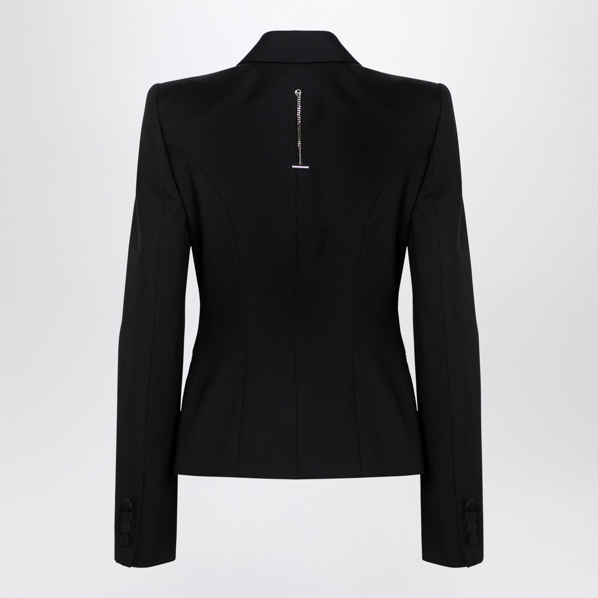 Alexander McQueen Black single-breasted jacket in wool Alexander Mcqueen