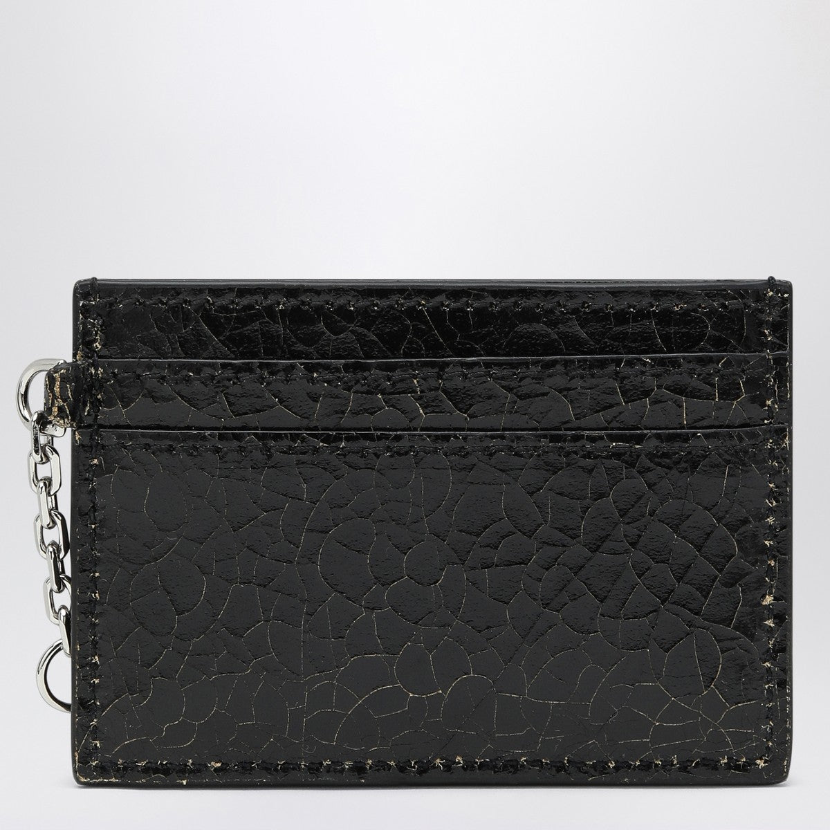 Alexander McQueen T-Bar credit card holder black/caramel Alexander Mcqueen