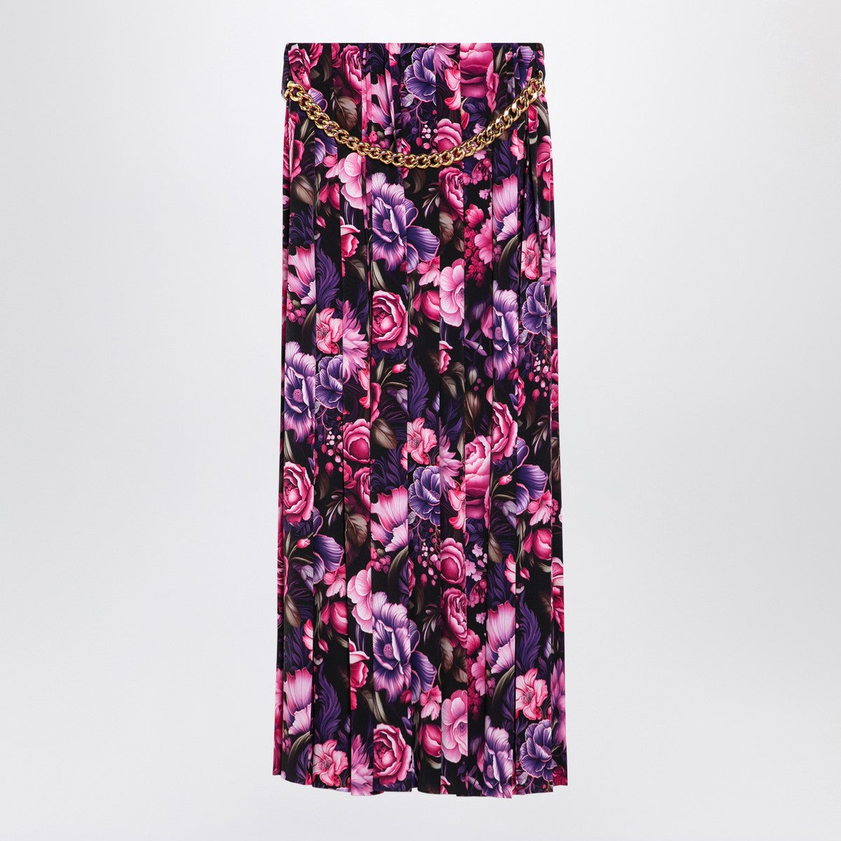 Balenciaga Long pleated floral skirt Balenciaga