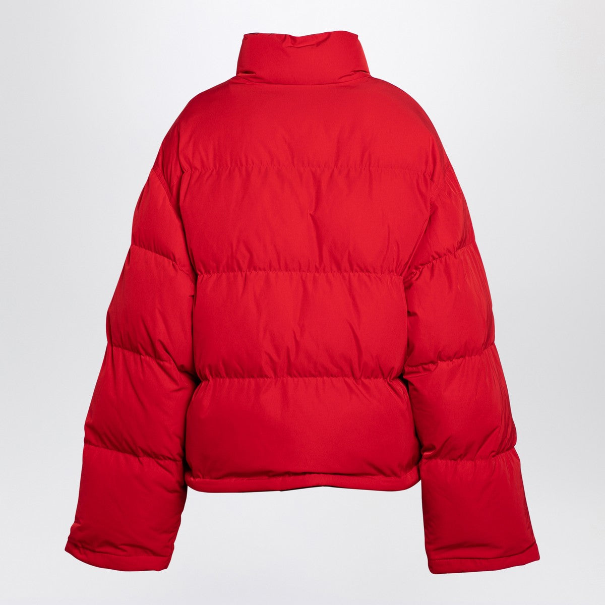 Balenciaga Reversible red and black down jacket in technical twill Balenciaga