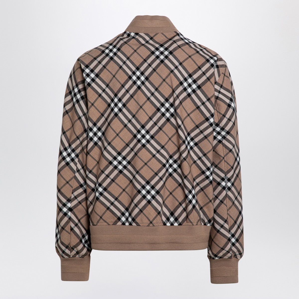 Burberry Check pattern zipped cardigan Burberry