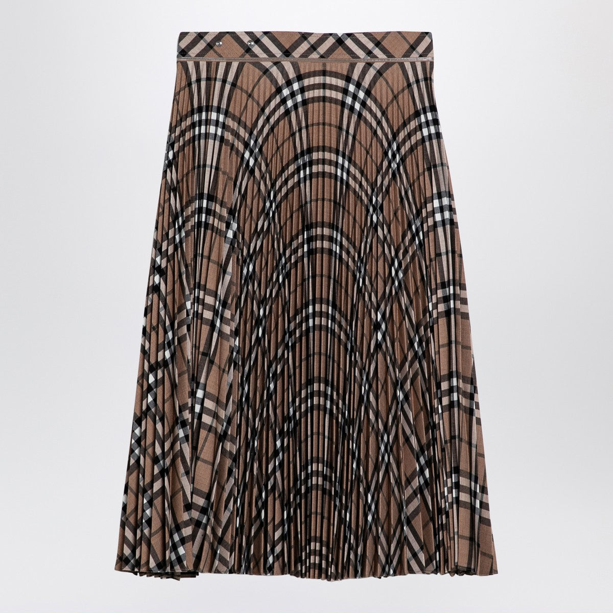Burberry Check pattern pleated skirt Burberry