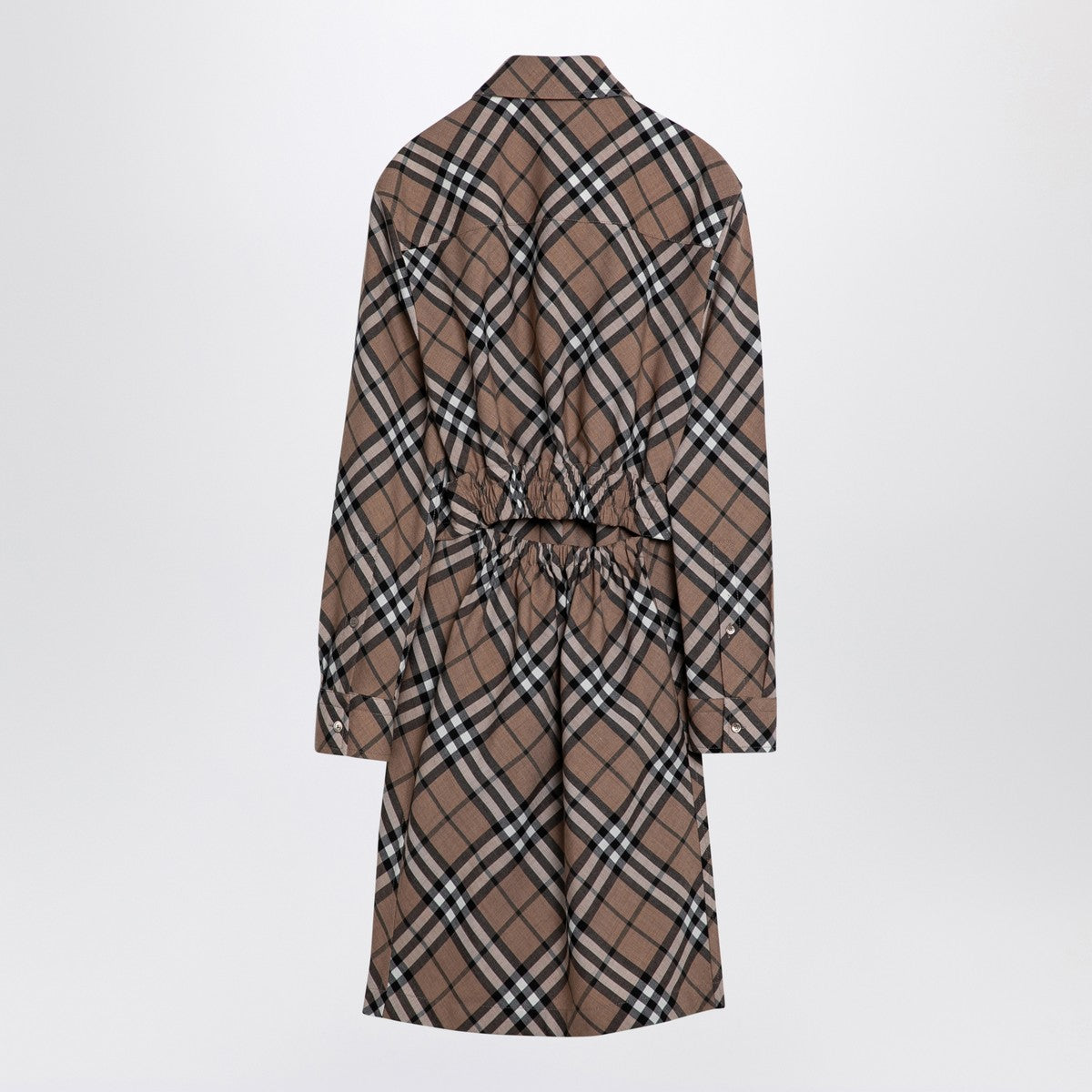 Burberry Check wool blend chemise dress Burberry