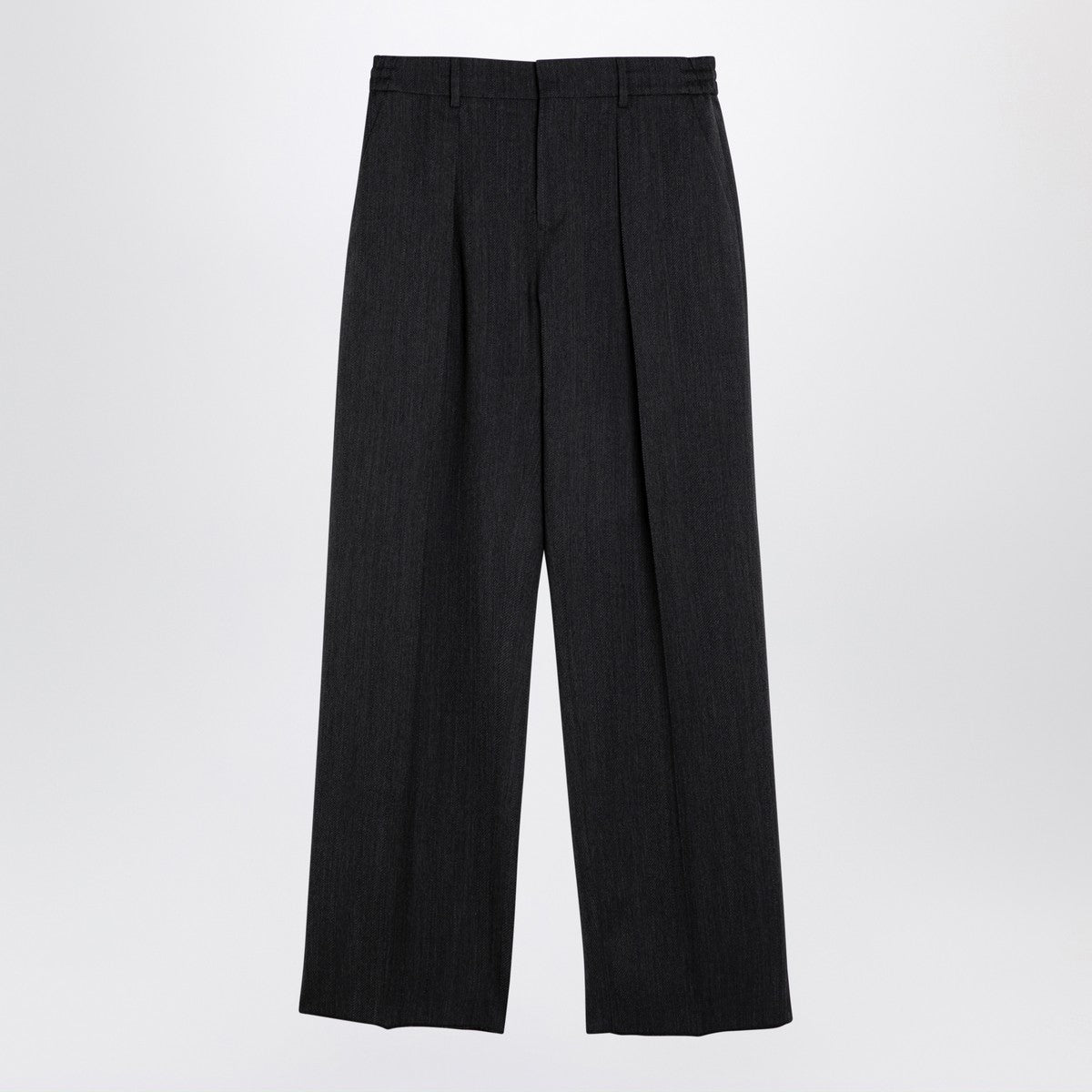 Burberry Grey wool trousers with darts Burberry