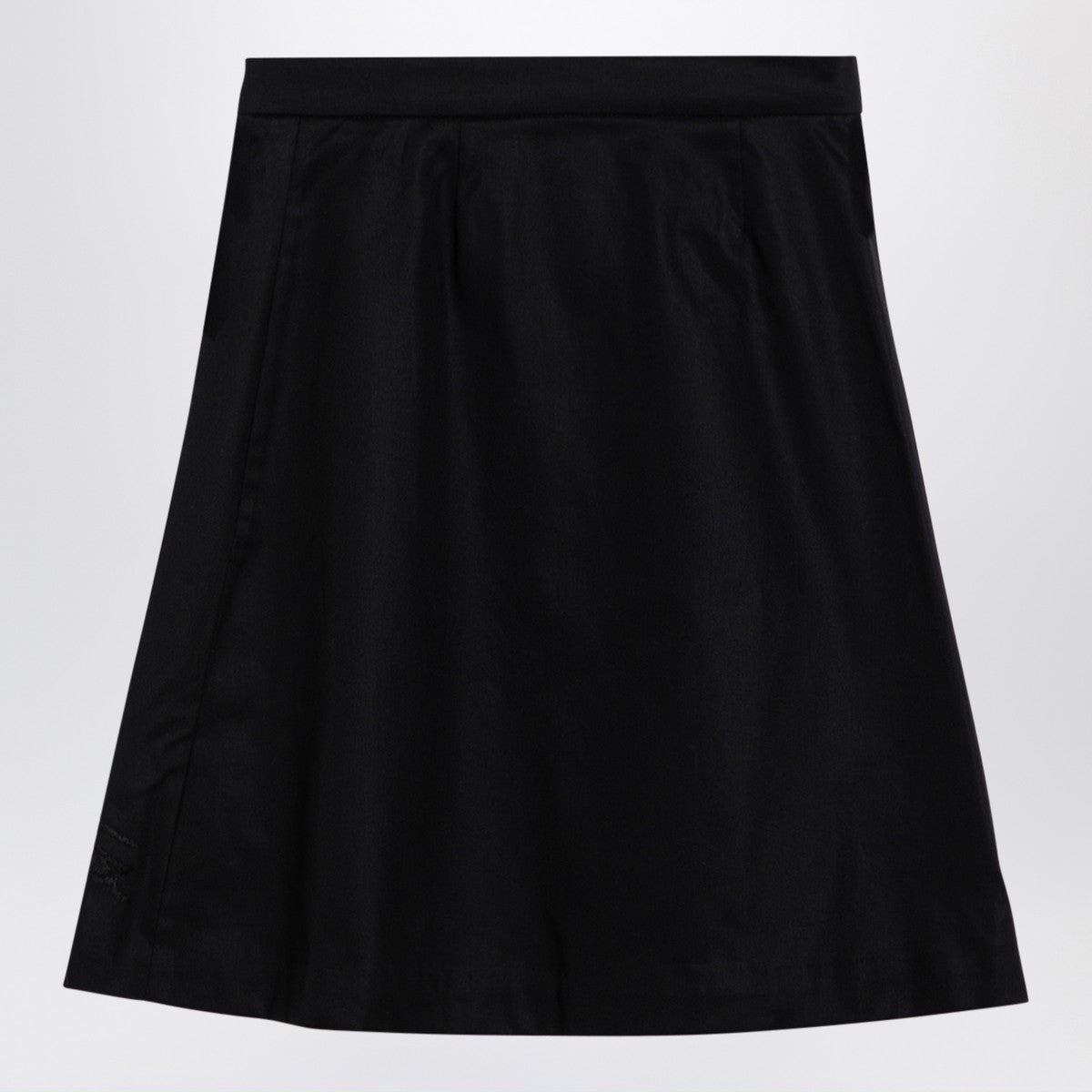 Burberry Black cotton-blend skirt Burberry