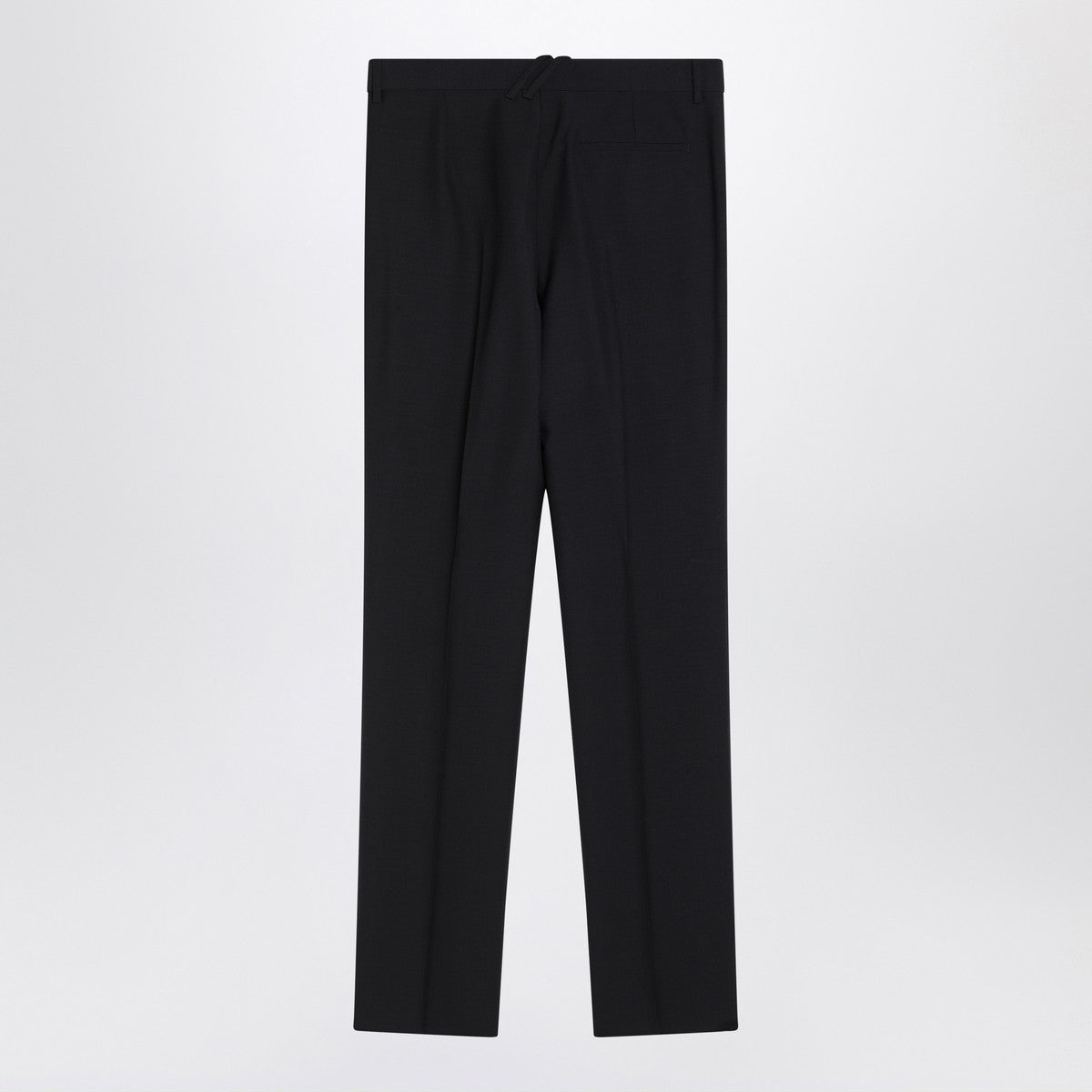 Burberry Classic navy blue wool blend trousers Burberry