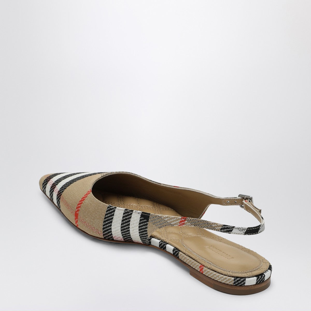 Burberry Ballerine slingback Birdie Check Burberry