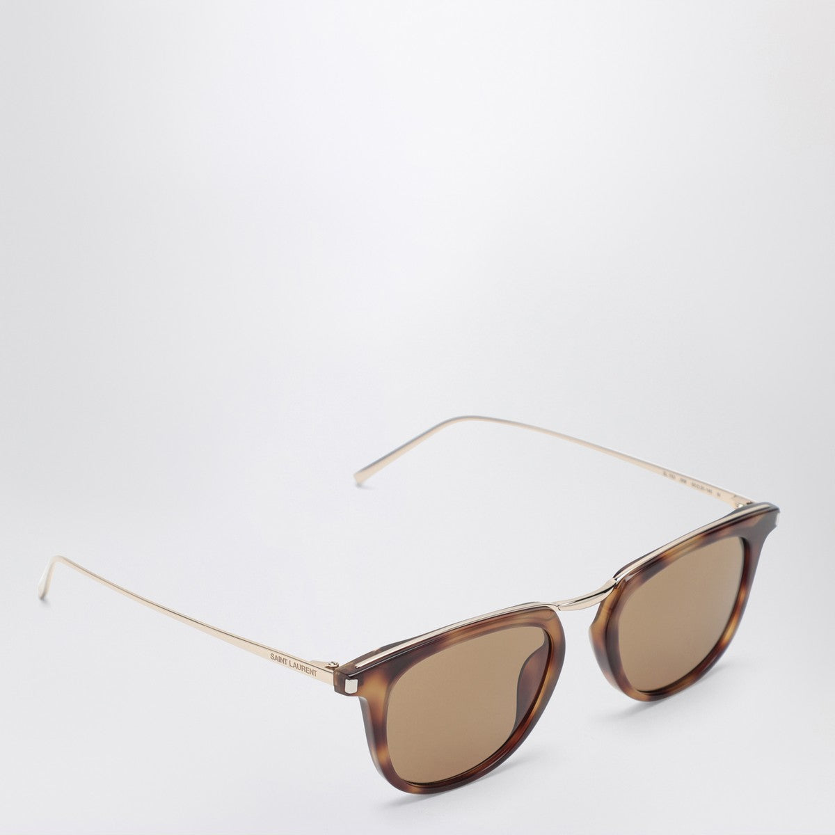 Saint Laurent SL 753 Havana/Gold Sunglasses Saint Laurent