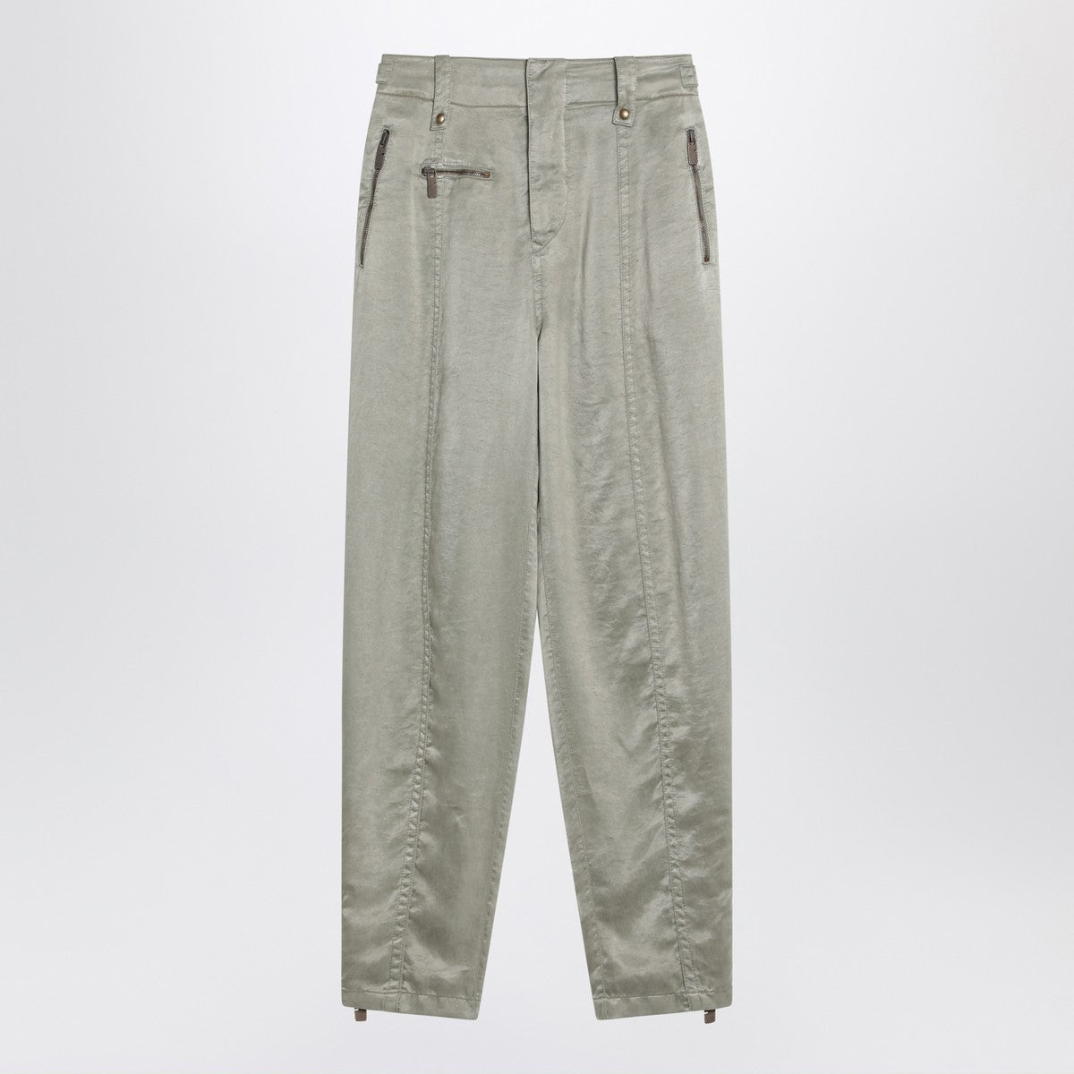 Burberry Trousers with B Shield emblem in lyocell Burberry