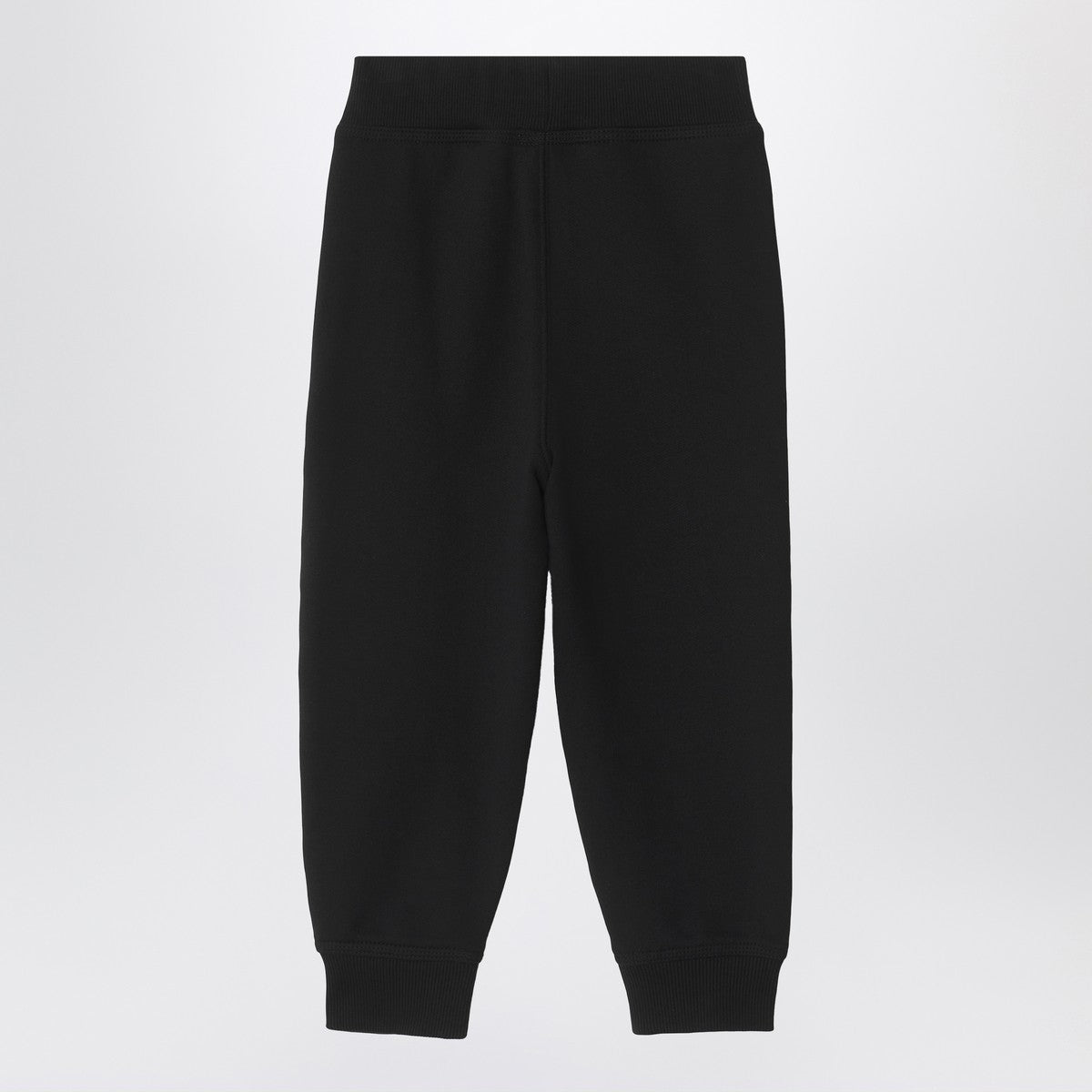 Burberry Black jogging trousers with Check motif detail Burberry