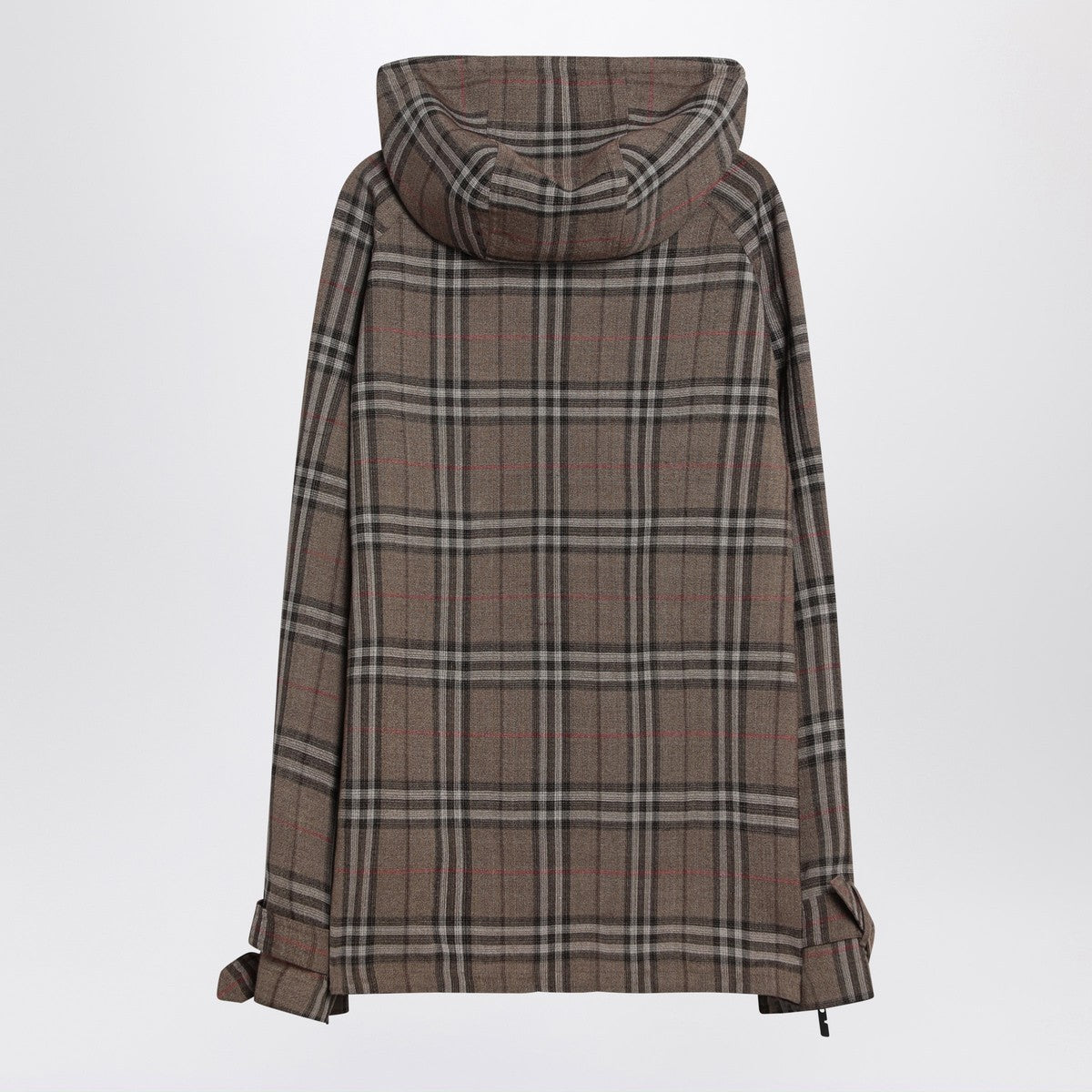 Burberry Half-zip jacket with Check pattern in silk blend Burberry