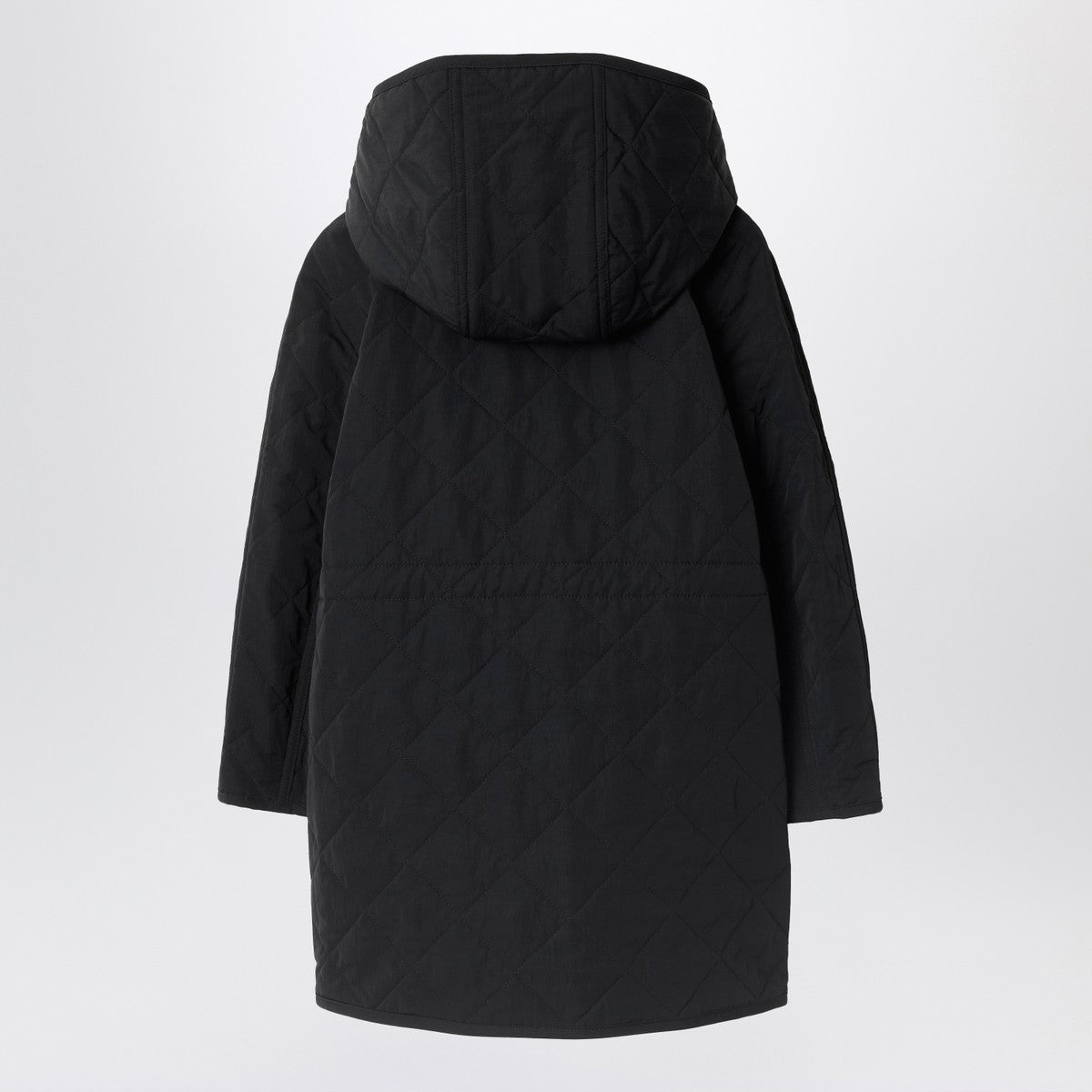 Burberry Quilted black nylon coat Burberry