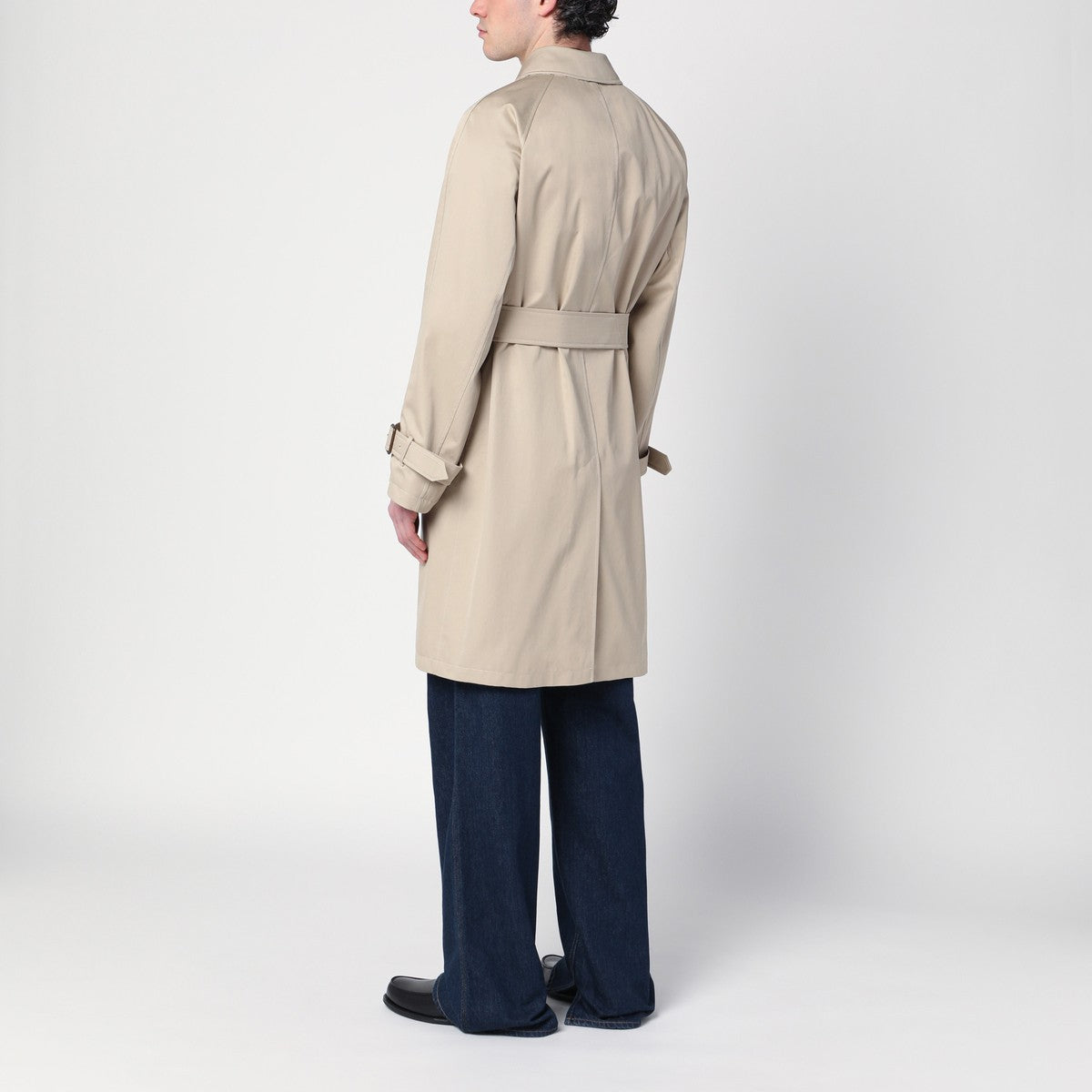 Burberry Beige cotton trench coat with belt Burberry