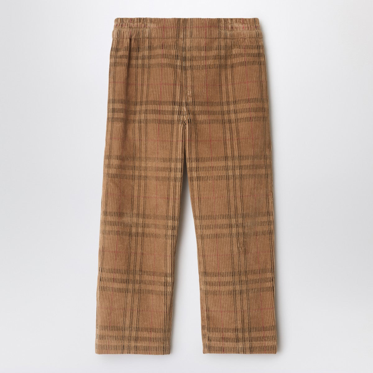 Burberry Check-pattern trousers in corduroy Burberry