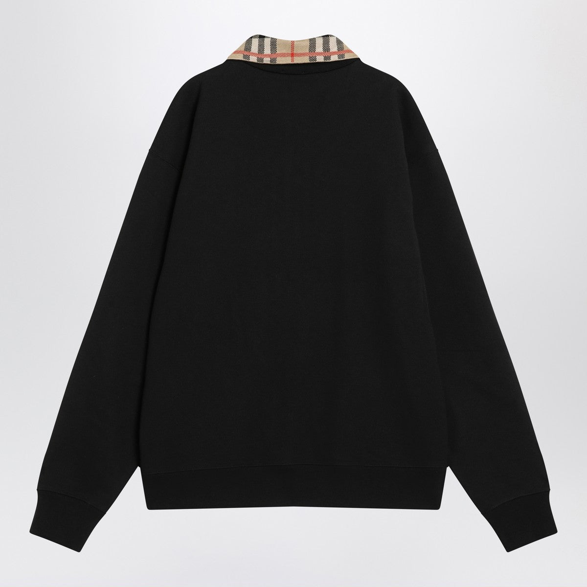 Burberry Half-zip sweatshirt black in cotton Burberry
