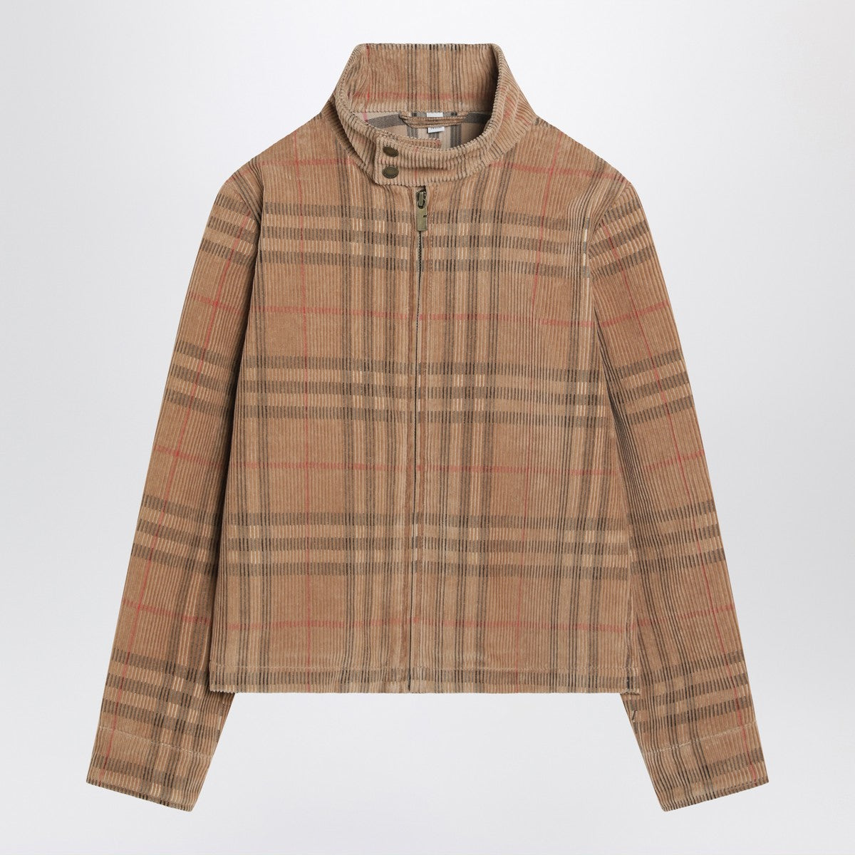 Burberry Corduroy jacket with Check pattern