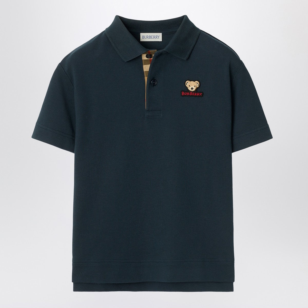 Burberry Blue cotton polo shirt Burberry