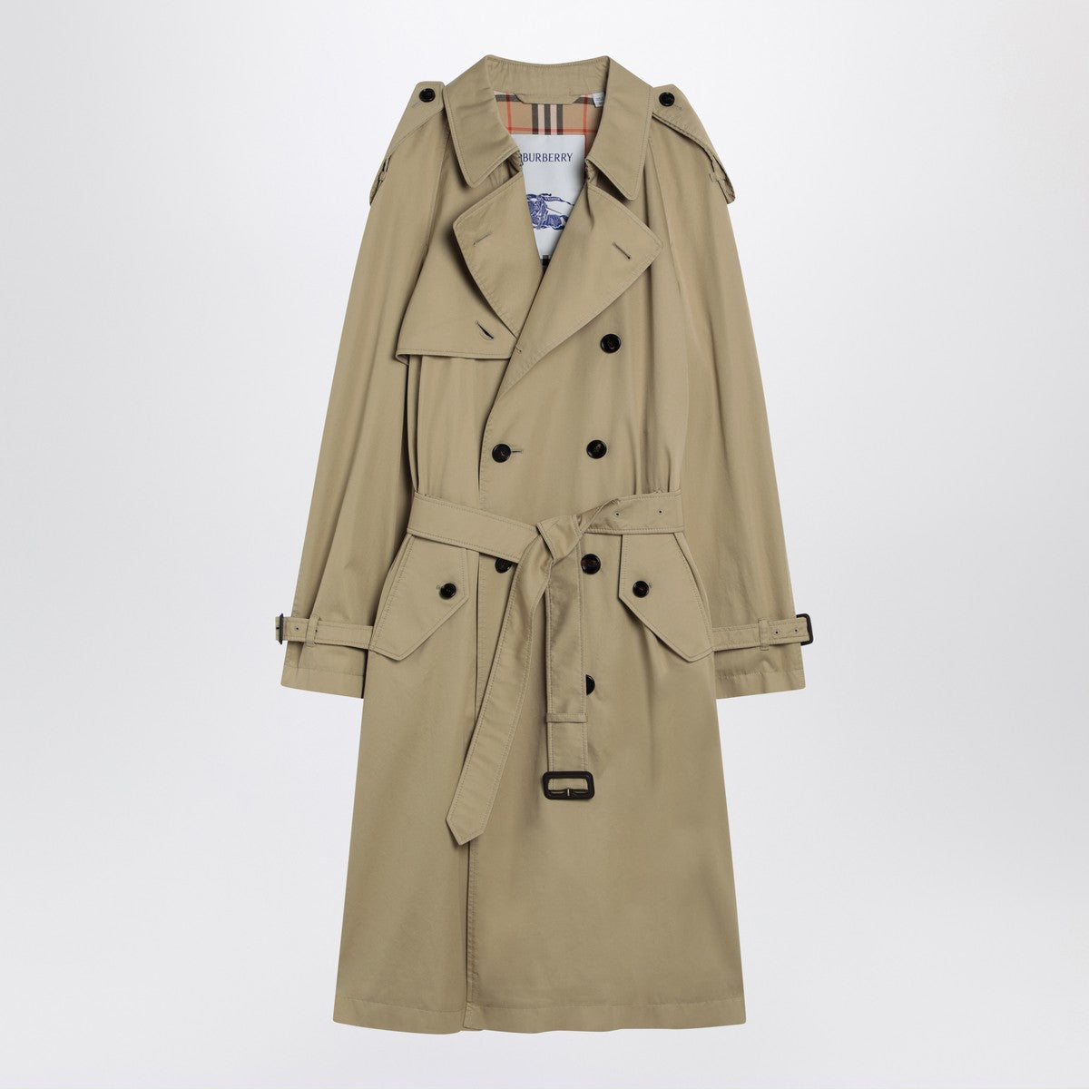 Burberry Double-breasted trench coat in Hamper color Burberry