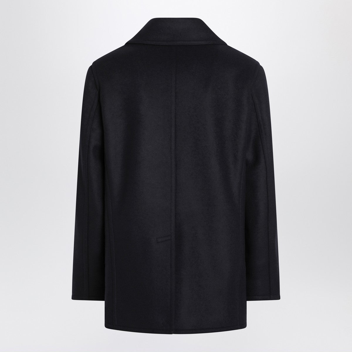 Burberry Navy blue wool double-breasted coat Burberry