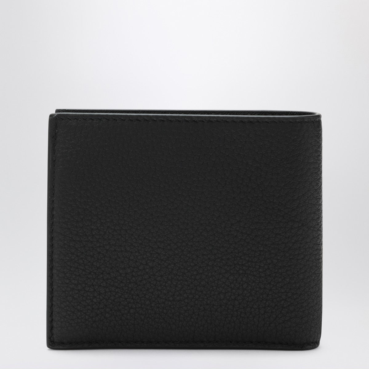 Balenciaga Black bi-fold Credit wallet in hammered leather Balenciaga