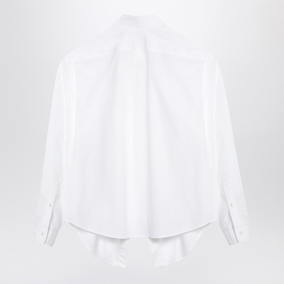 Balenciaga Asymmetrical white cotton shirt Balenciaga