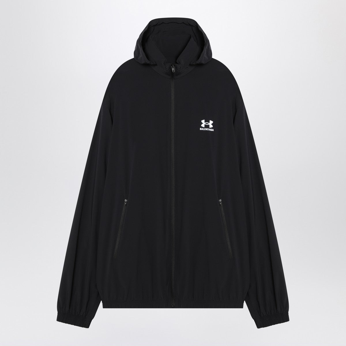 Balenciaga Black Under Armour windbreaker collaboration Balenciaga