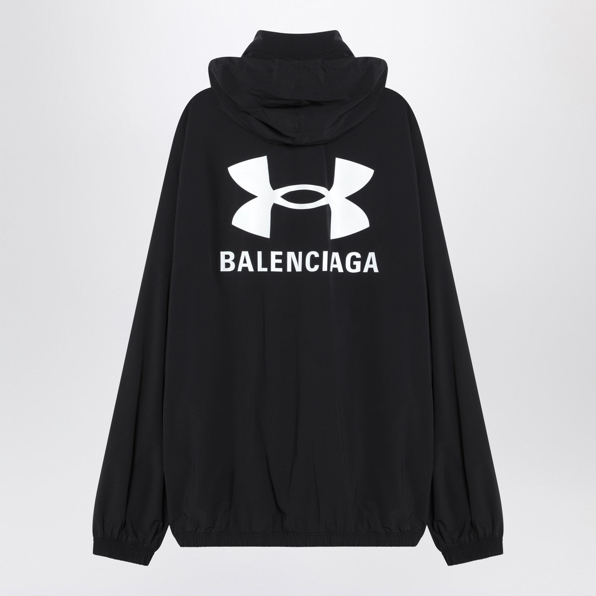 Balenciaga Black Under Armour windbreaker collaboration Balenciaga