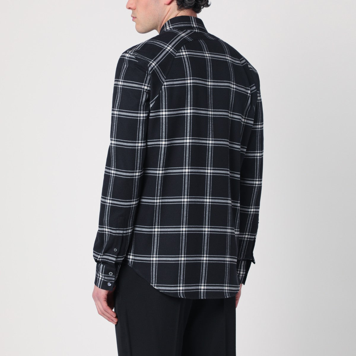 Alexander McQueen Cotton flannel checkered shirt Alexander Mcqueen