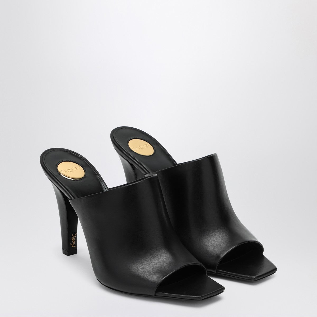 Saint Laurent Black leather mule Jill Saint Laurent