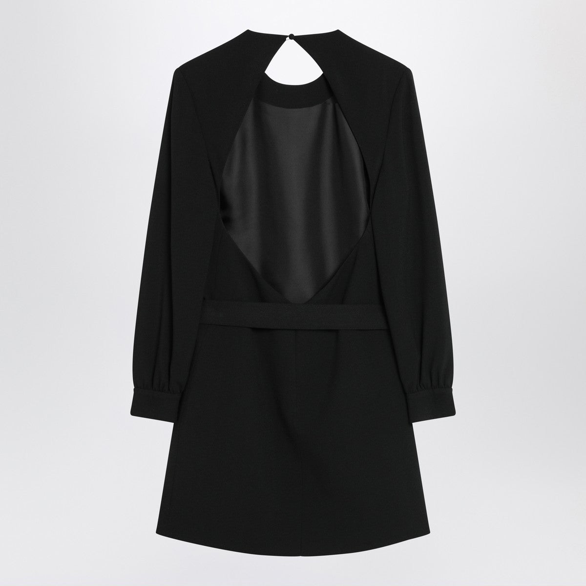 Saint Laurent Black mini dress with belt Saint Laurent