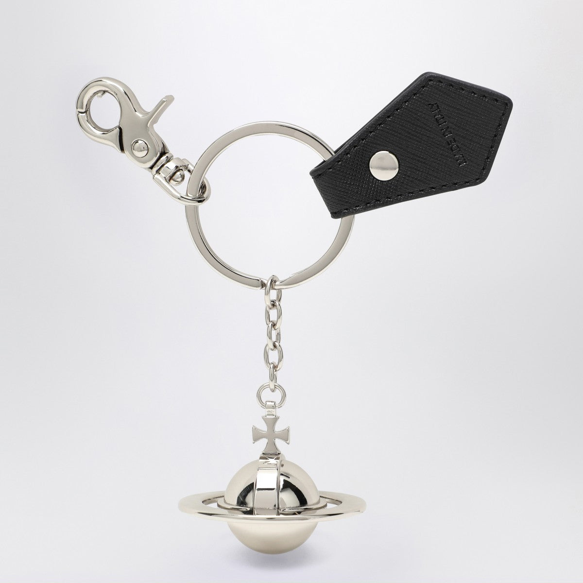 Vivienne Westwood 3D Orb black metal key ring Vivienne Westwood