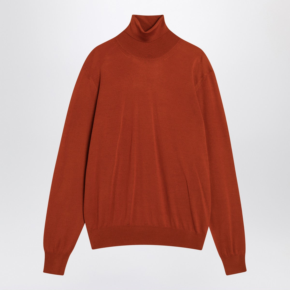 Saint Laurent Red turtleneck sweater in wool Saint Laurent