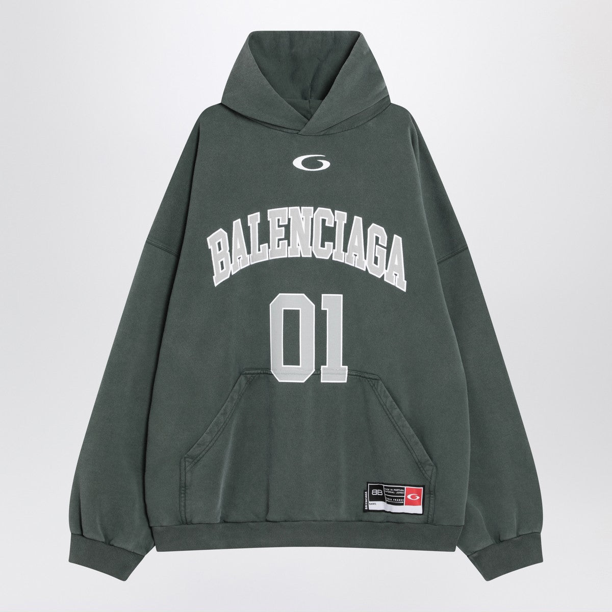 Balenciaga Dark green Basketball hooded sweatshirt Balenciaga