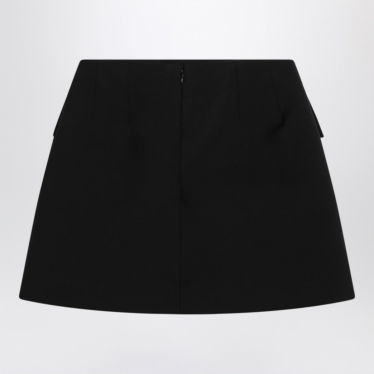 Alexander McQueen Black wool mini skirt Alexander Mcqueen