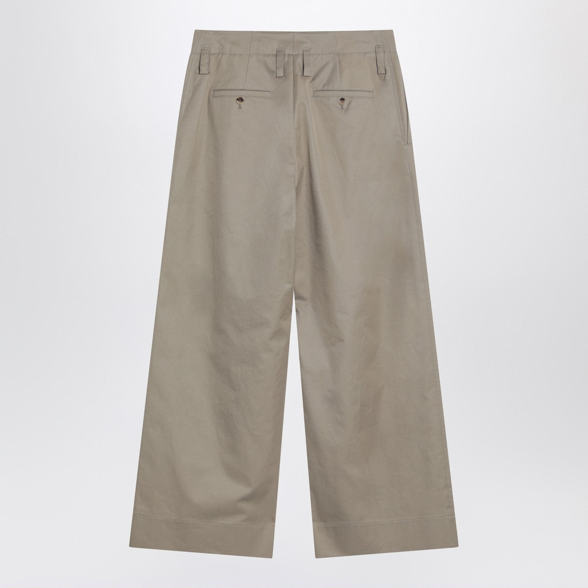 Alexander McQueen Beige cotton gabardine chino pants Alexander Mcqueen