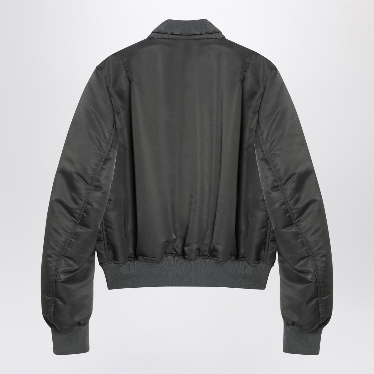 Alexander McQueen Grey zipped bomber jacket Alexander Mcqueen