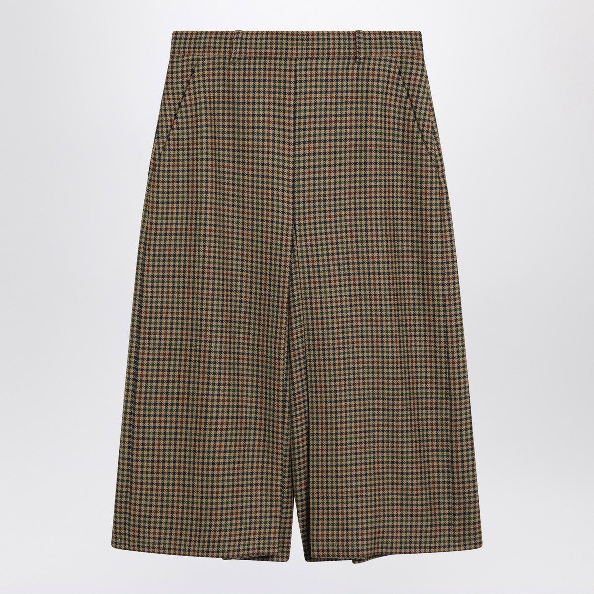 Saint Laurent Checked wool culotte skirt Saint Laurent