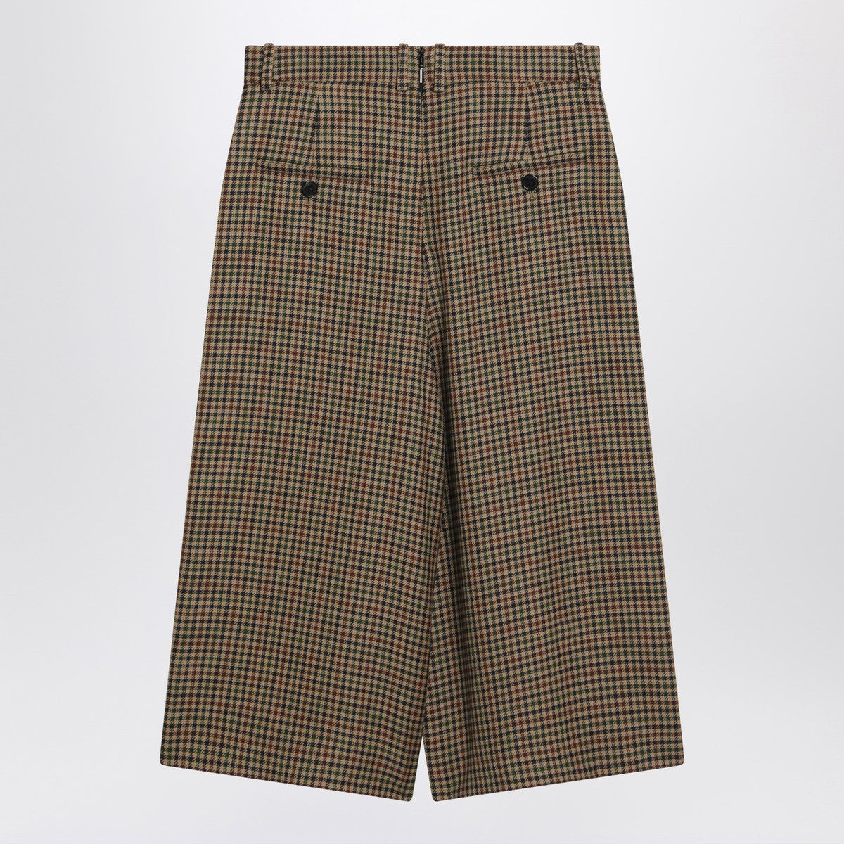 Saint Laurent Checked wool culotte skirt Saint Laurent