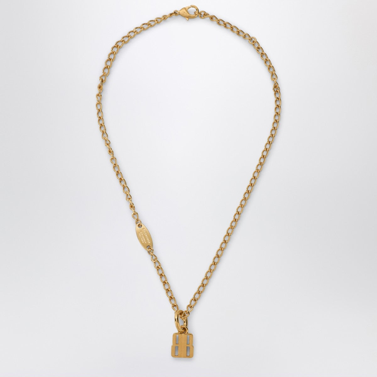 Balenciaga Nano necklace in gold brass Balenciaga