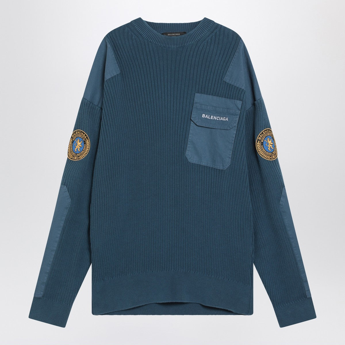 Balenciaga Blue Uniform Merch cotton jumper Balenciaga