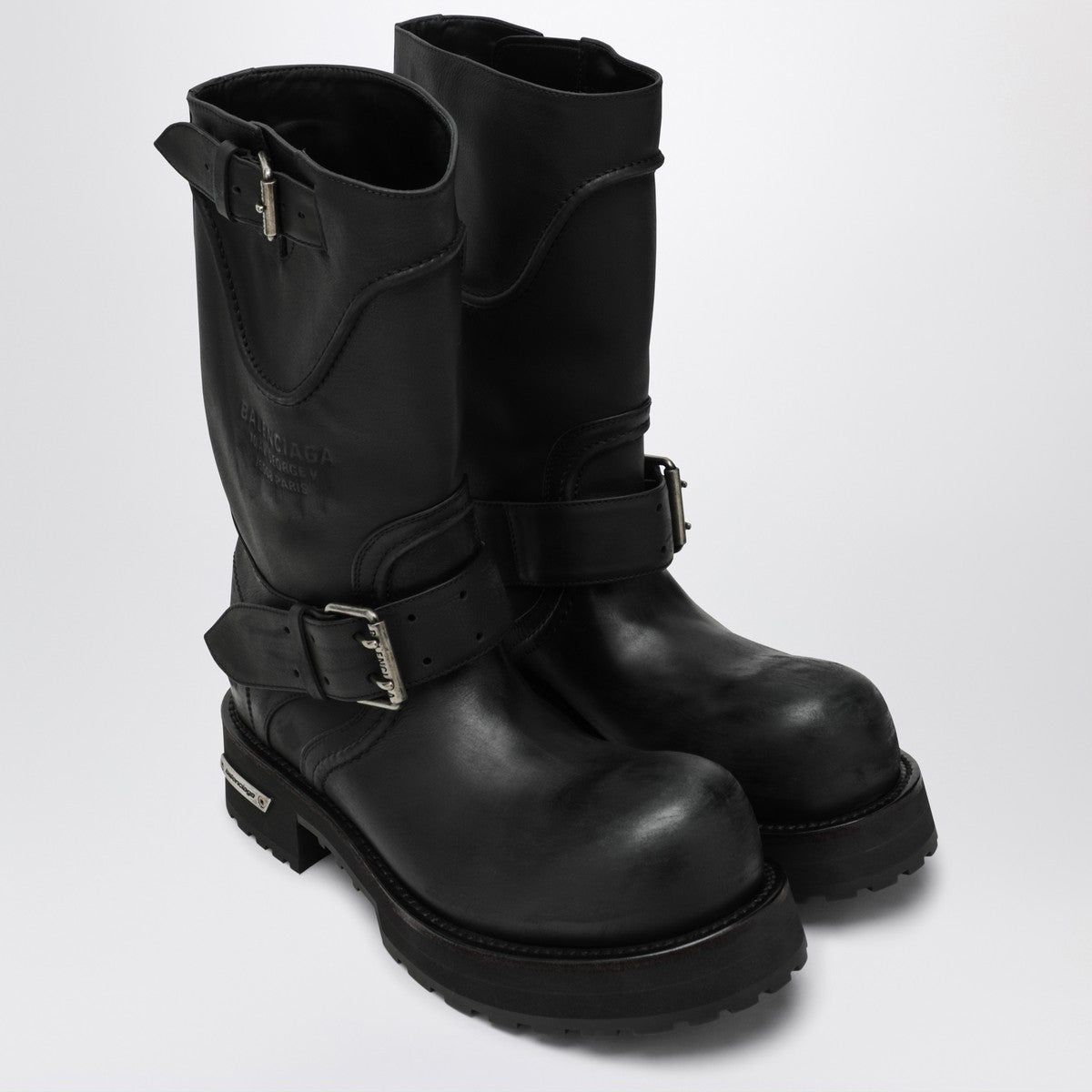 Balenciaga Venom black calfskin boots Balenciaga