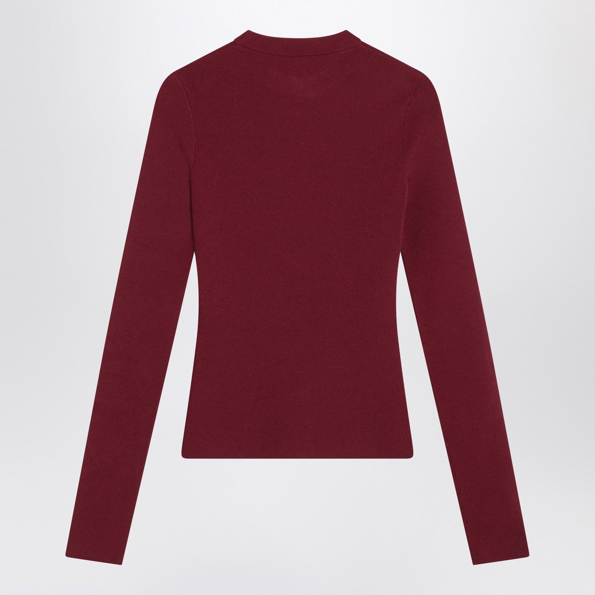 Balenciaga Ribbed burgundy Nano BB sweater Balenciaga