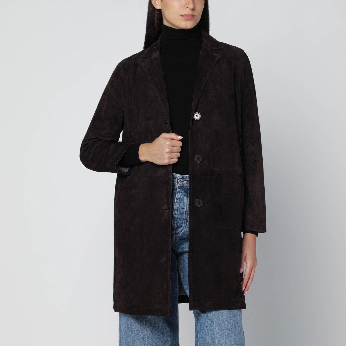 Sword 6644 Brown suede jacket
