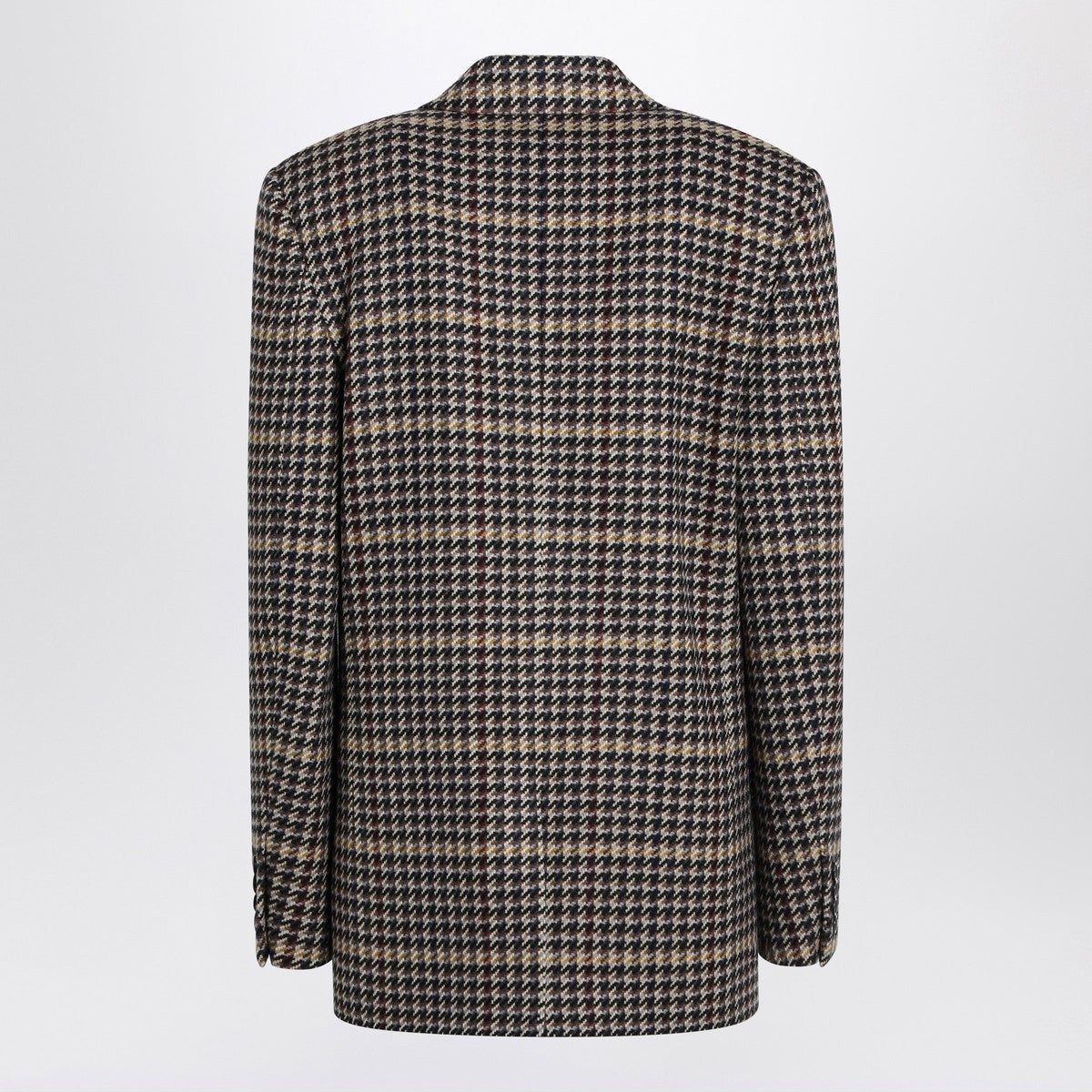 Saint Laurent Double-breasted checked wool jacket Saint Laurent