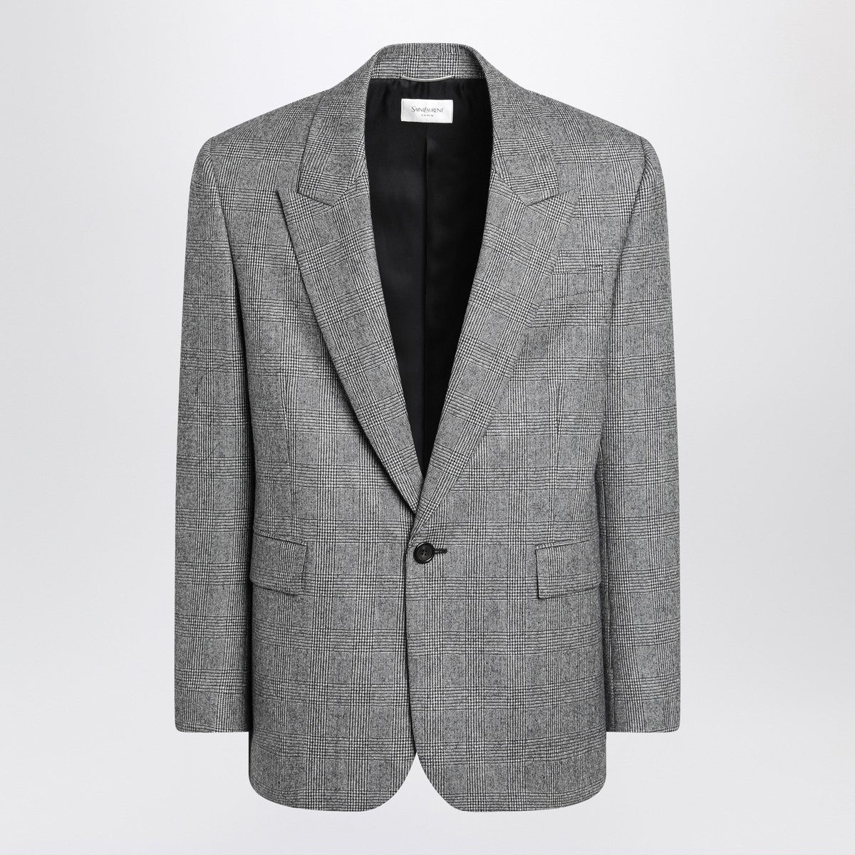 Saint Laurent Gray jacket in Prince of Wales check Saint Laurent