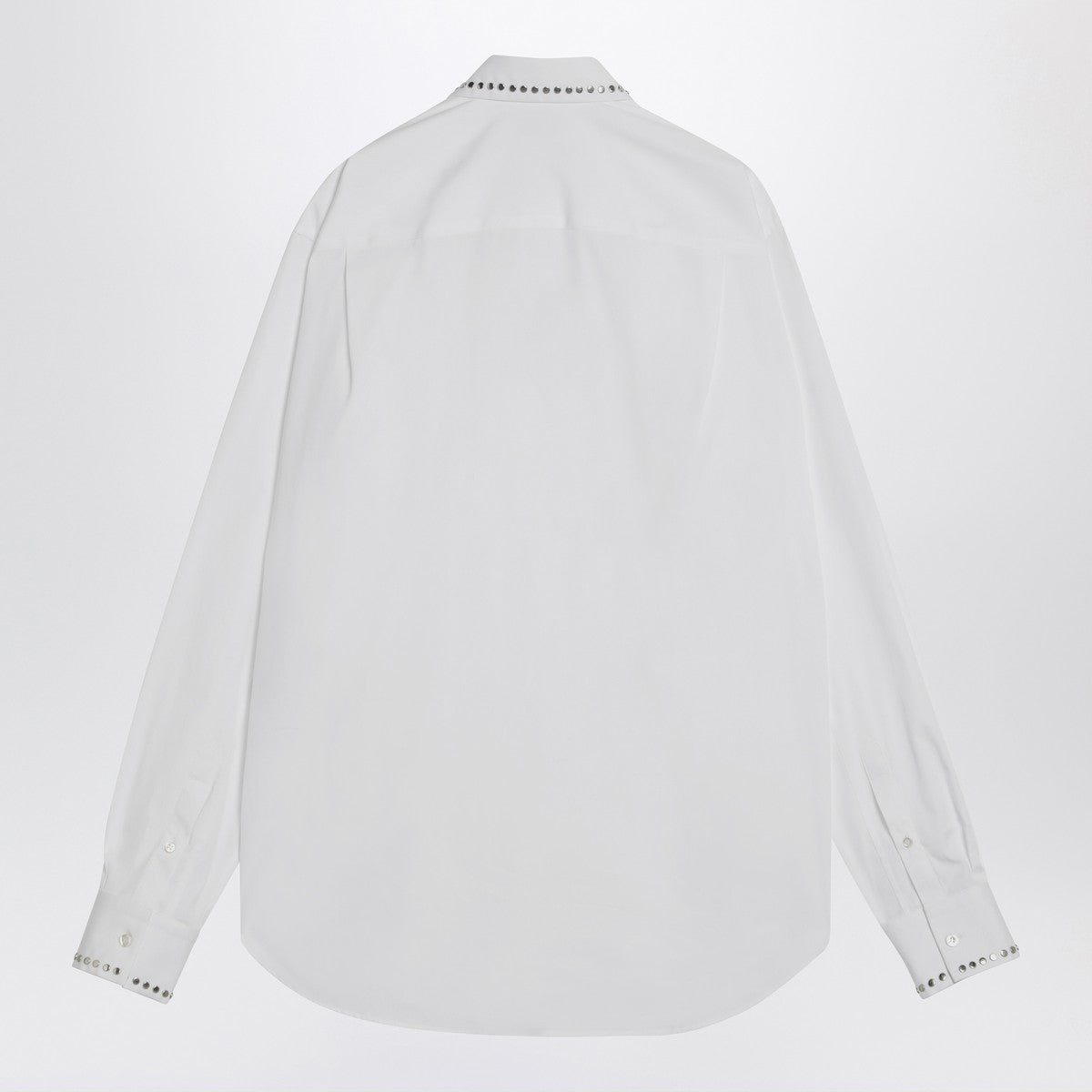 Alexander McQueen White cotton shirt with studs Alexander Mcqueen